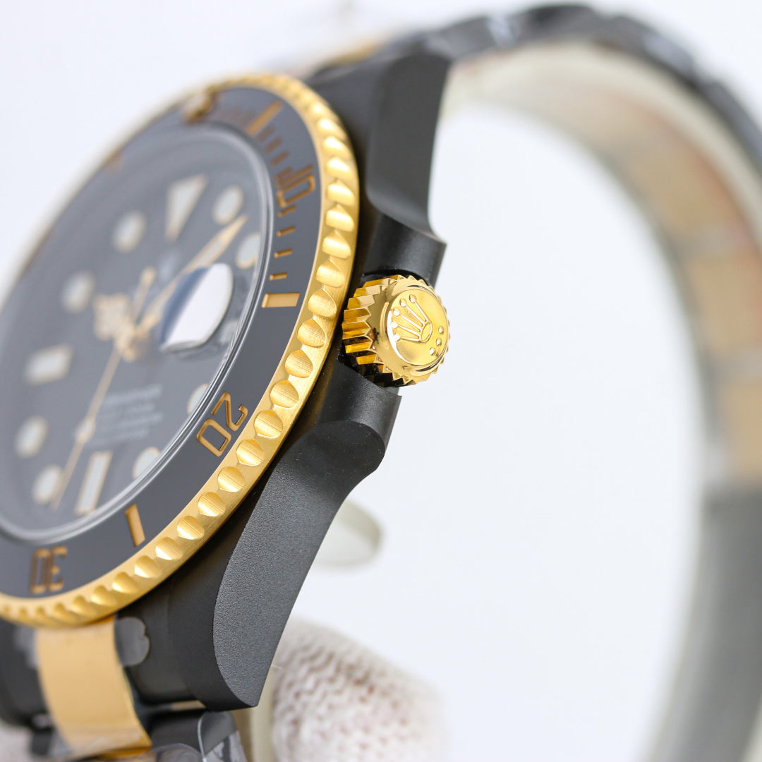 ** BLAKEN Submariner Series ROLEX Gold & Black Limited Edition

**