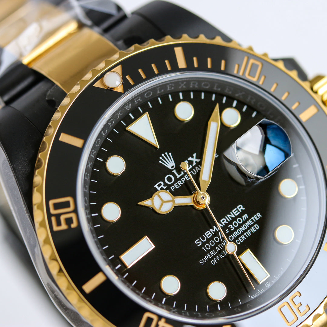 ** BLAKEN Submariner Series ROLEX Gold & Black Limited Edition

**